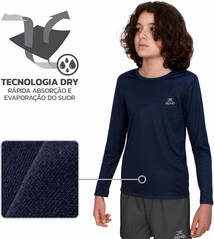 Camisa Manga Longa Dry Basic LS FPS 50 4