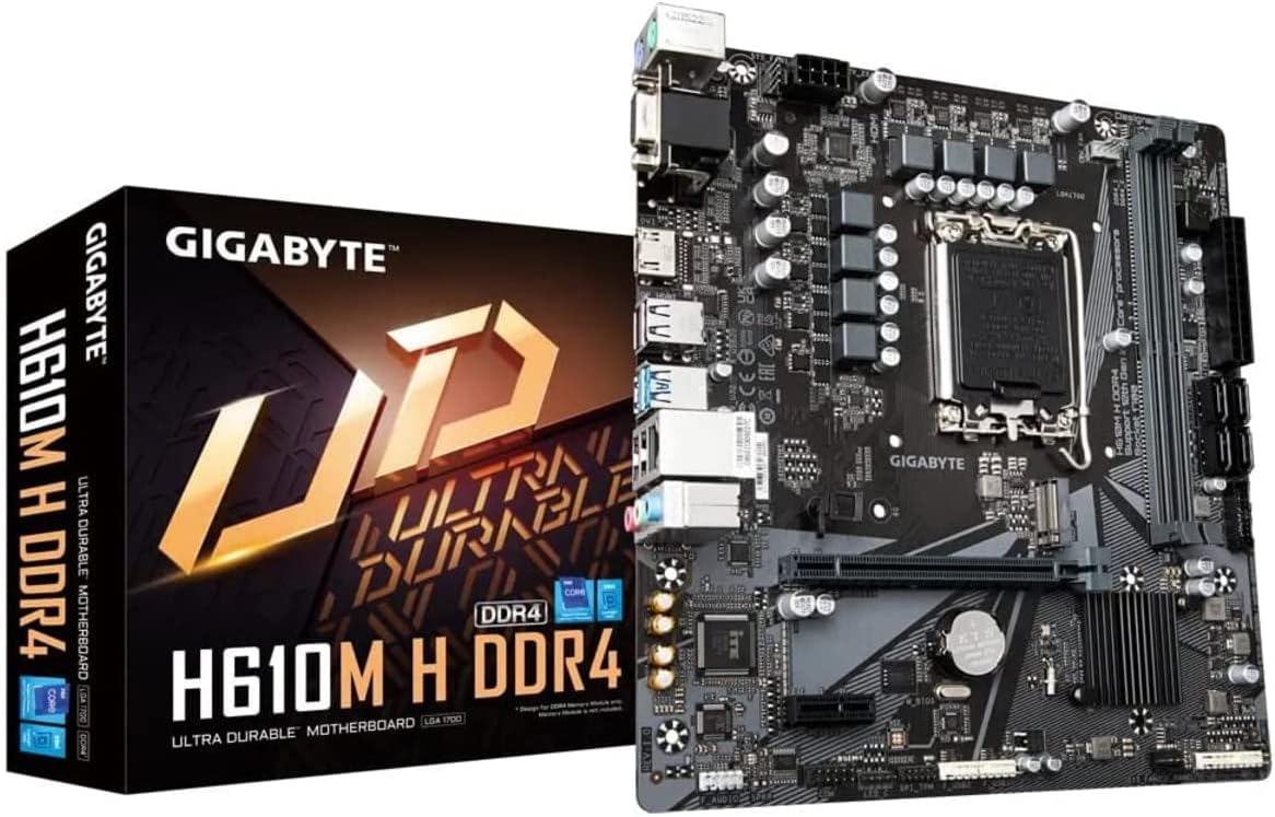 Placa-Mãe Intel H610 com Design VRM Digital de Fases Híbridas 1