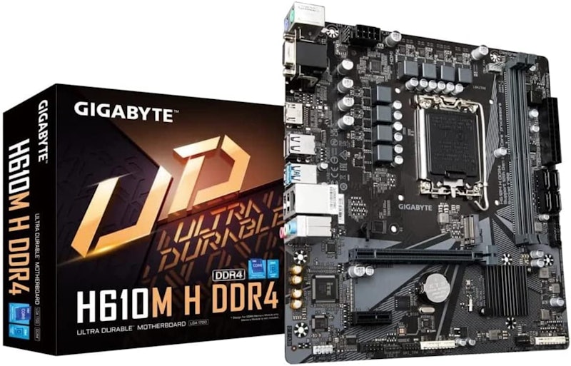 Placa-Mãe Intel H610 com Design VRM Digital de Fases Híbridas 1