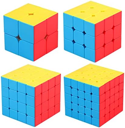 Box Cubo Mágico MoYu 2 x 2 x 2 + 3 x 3 x 3 + 4 x 4 x 4 + 5 x 5 x 5 sem Adesivo 2