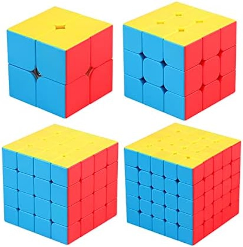 Box Cubo Mágico MoYu 2 x 2 x 2 + 3 x 3 x 3 + 4 x 4 x 4 + 5 x 5 x 5 sem Adesivo 2