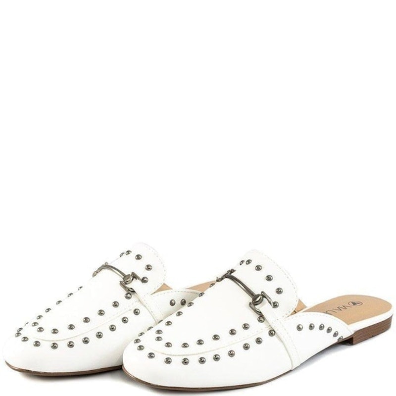 Mule Feminino Via Uno com Fivela e Tachas 3