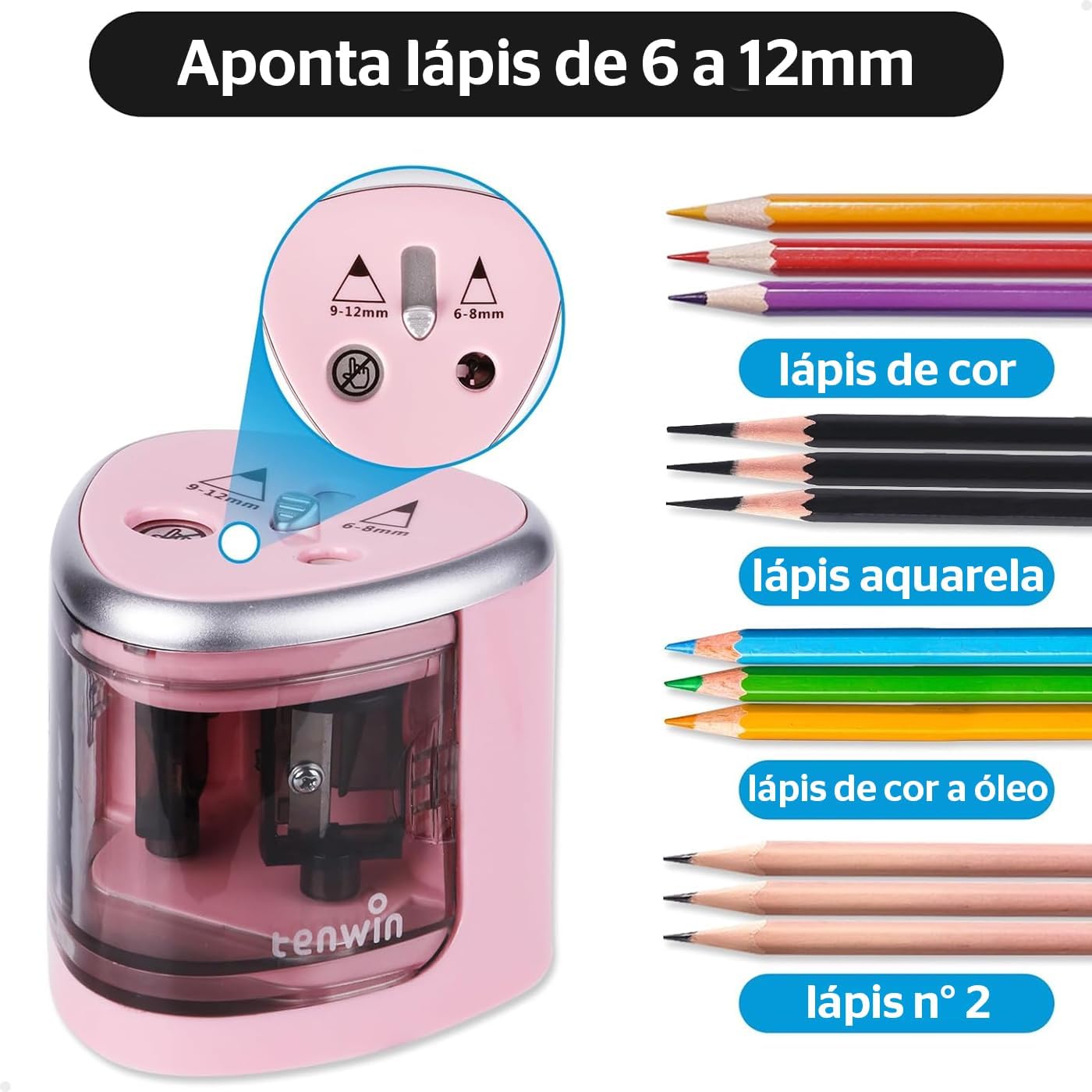 Apontador Elétrico Duplo  5
