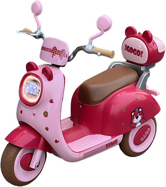 Moto Elétrica Infantil 6V Cute Rosa 2