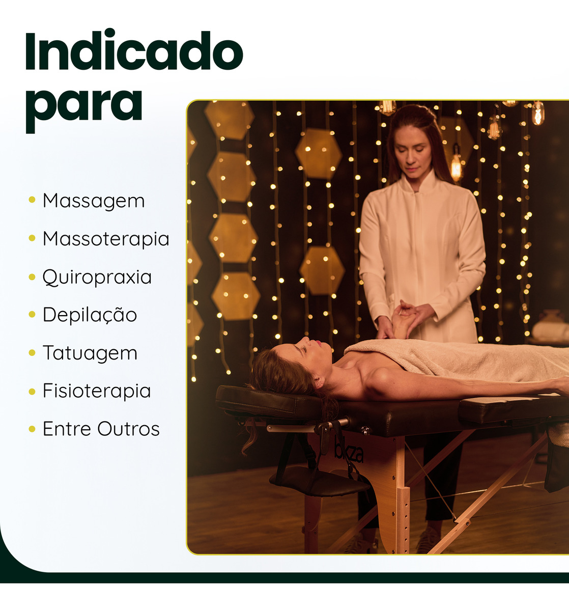 Cama Maca de Massagem Portátil Premium 5