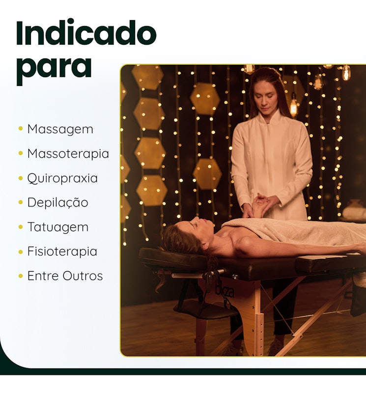 Cama Maca de Massagem Portátil Premium 5