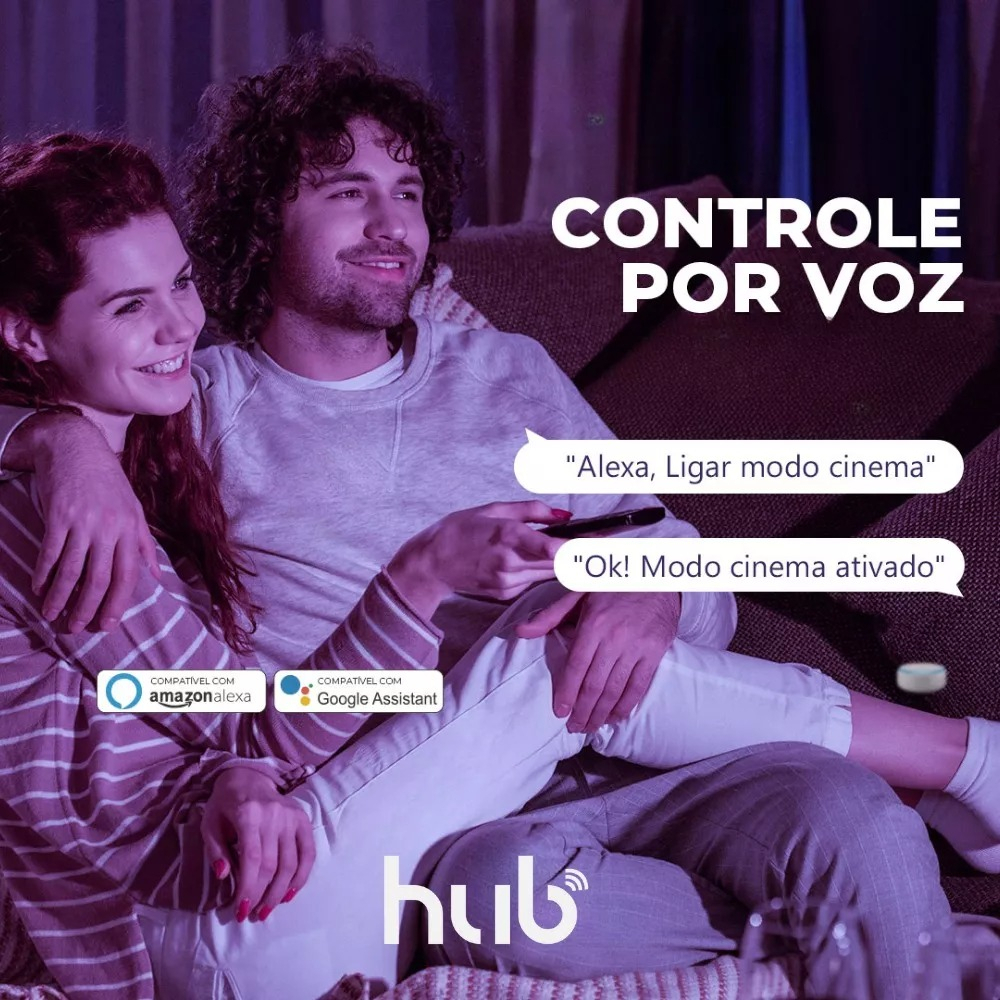 Interruptor com Tomada 20 A Touch 2.5D 2 Botões Wi-Fi 4