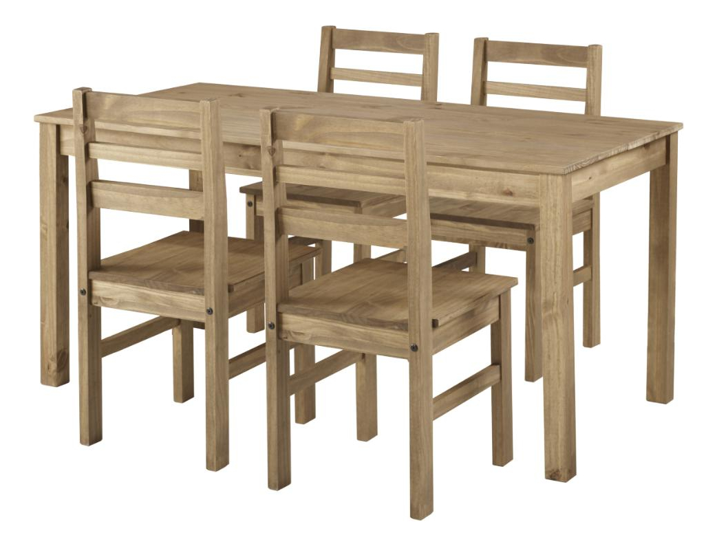 Mesa de Jantar de Madeira Marrom Antique 5