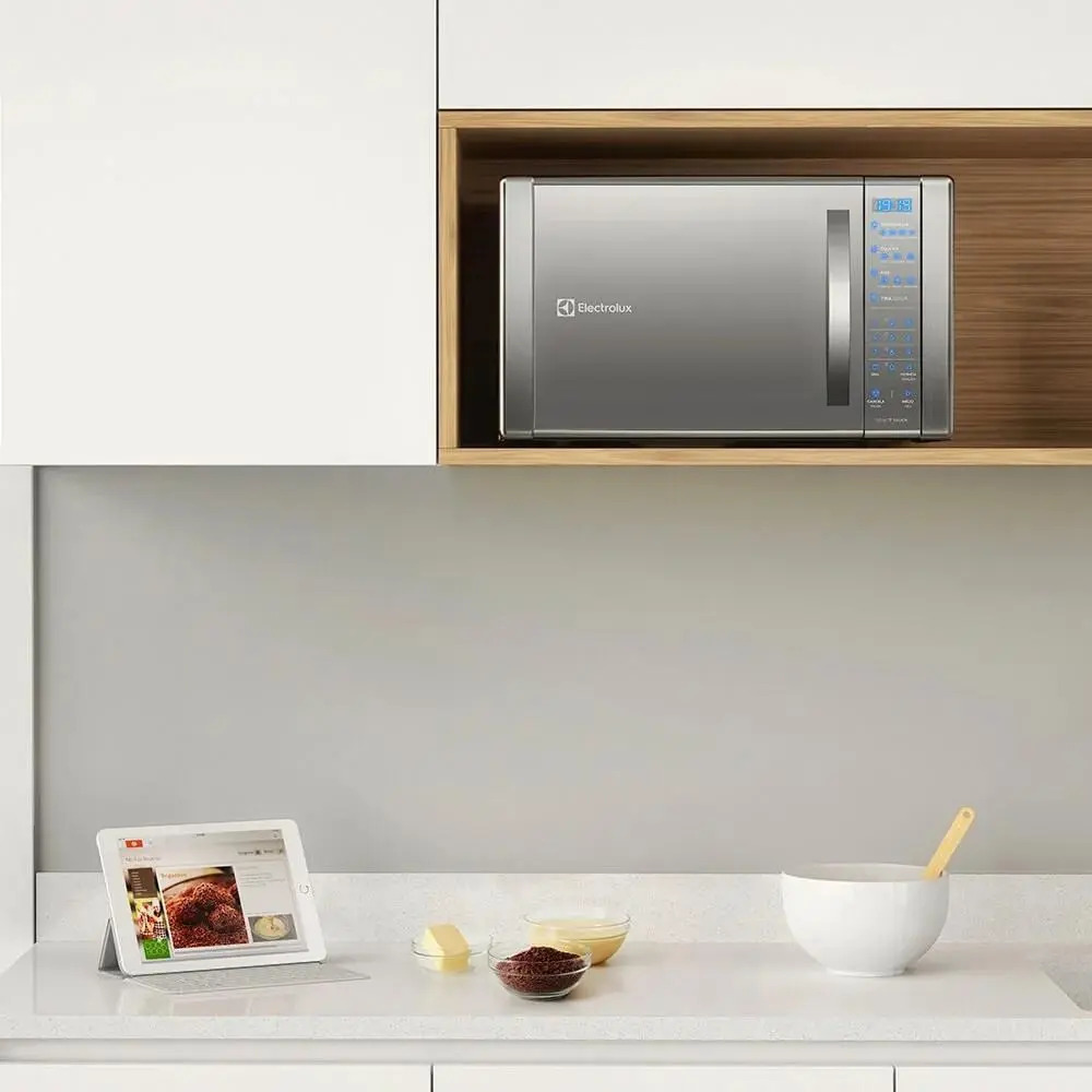 Micro-ondas Electrolux 31 L cor Inox Espelhado com Função Grill 3
