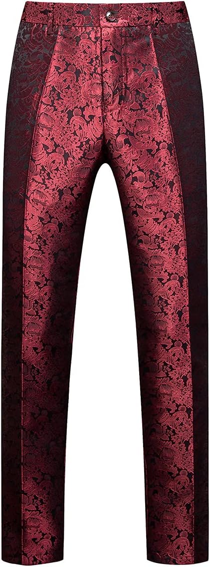 Conjunto de Terno Masculino Slim Fit de Smoking de 3 Peças Kudoro 4