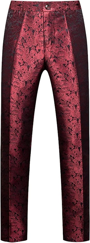 Conjunto de Terno Masculino Slim Fit de Smoking de 3 Peças Kudoro 4