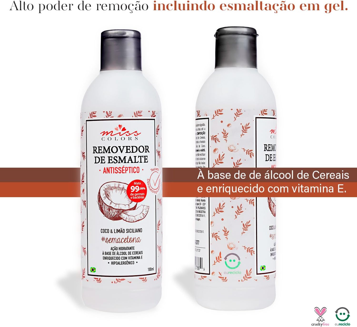 Removedor de Esmalte sem Acetona 100 ml 4
