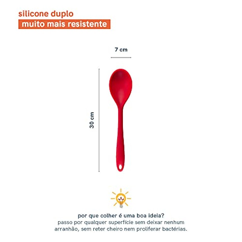 Colher de Silicone Oikos 2