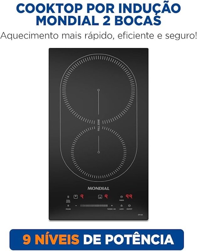 Cooktop por Indução 2 Bocas 3