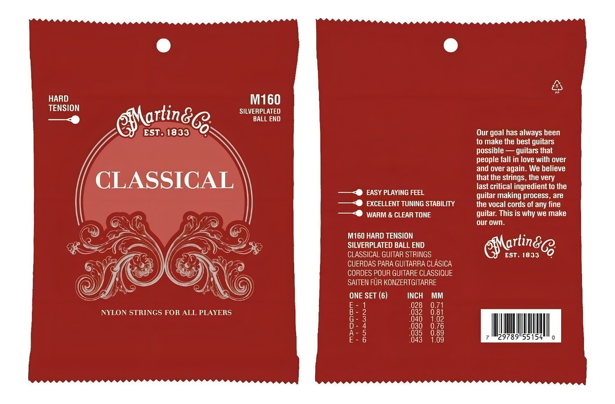 Classical Nylon Guitar Strings Martin 3