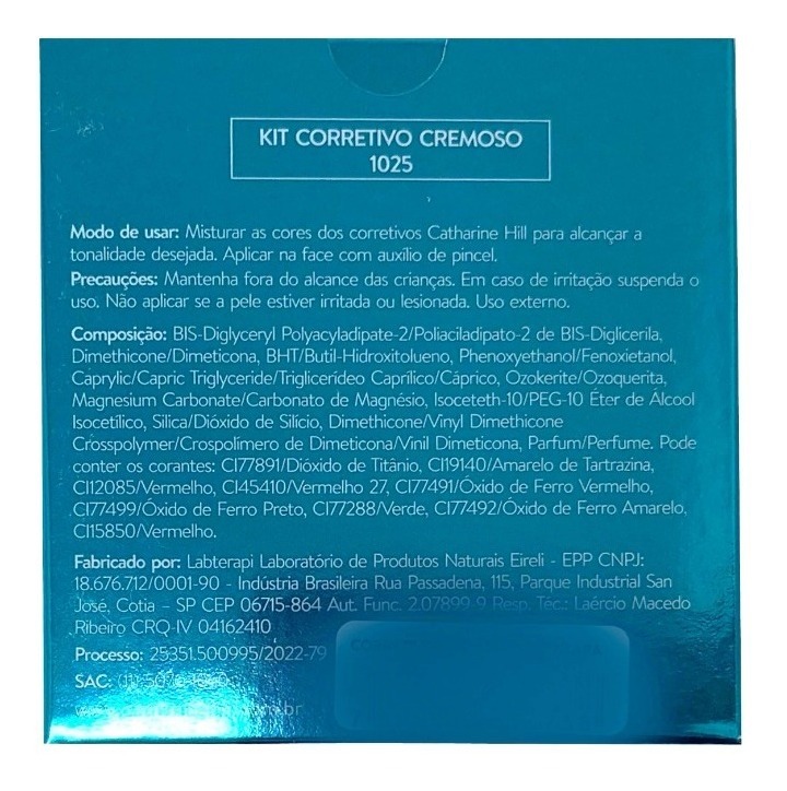 Kit Corretivo Cremoso Colorido Camuflagem 4