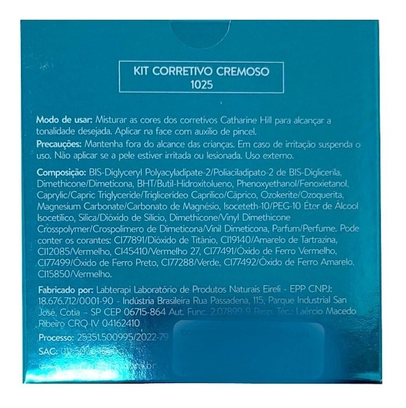 Kit Corretivo Cremoso Colorido Camuflagem 4