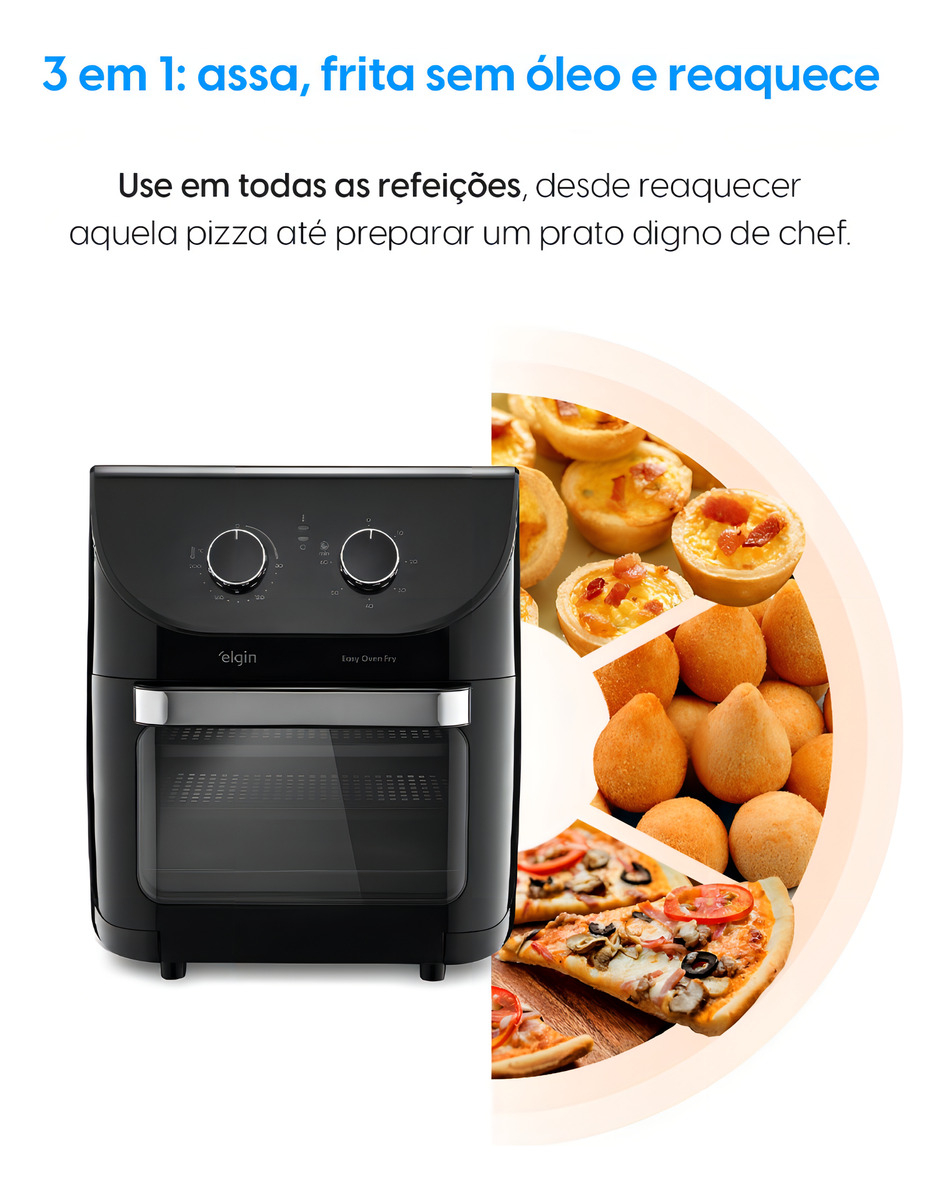 Fritadeira Air Fryer 12 L Easy Oven Fry 5