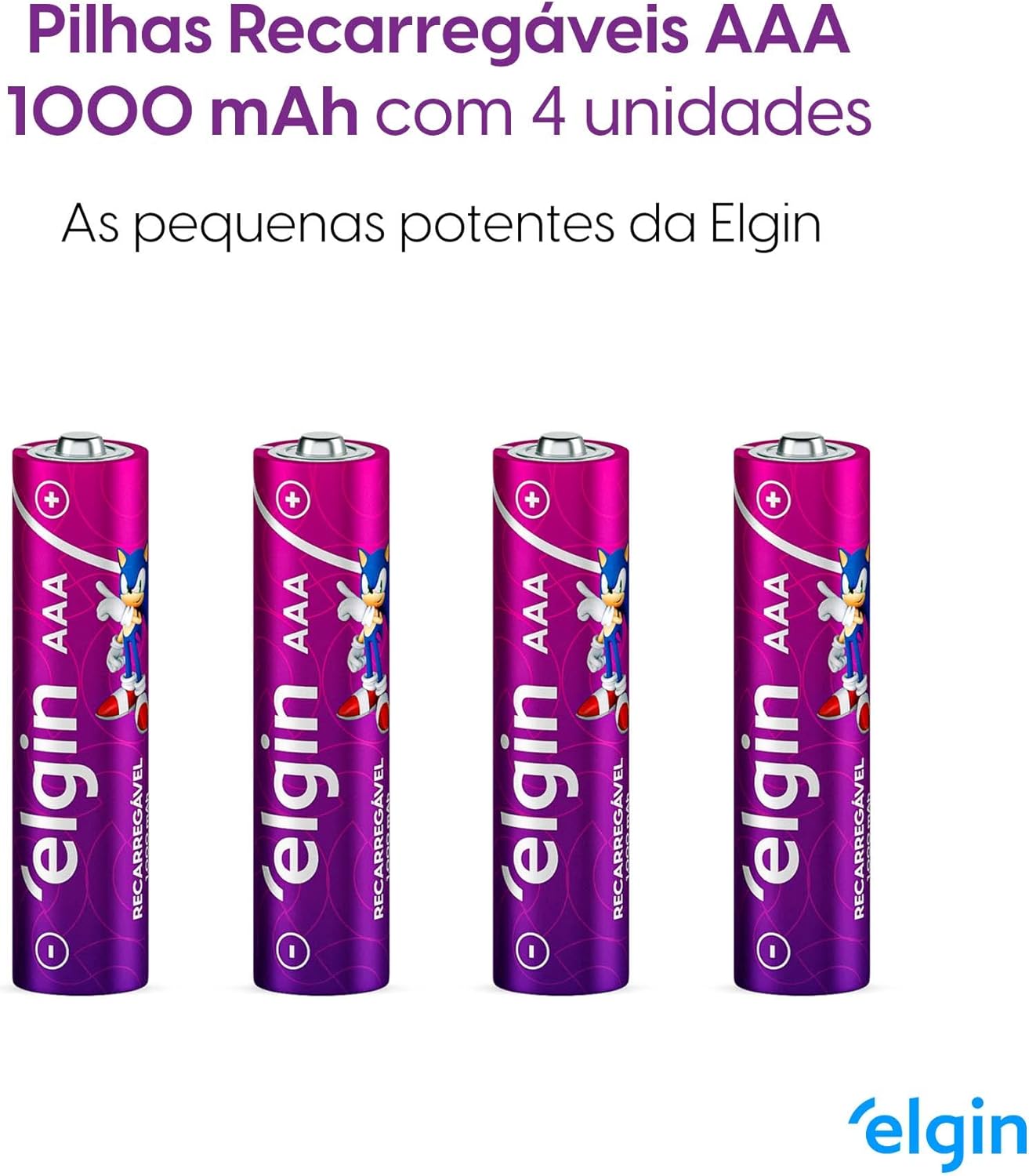 Pilhas Recarregáveis AAA 2
