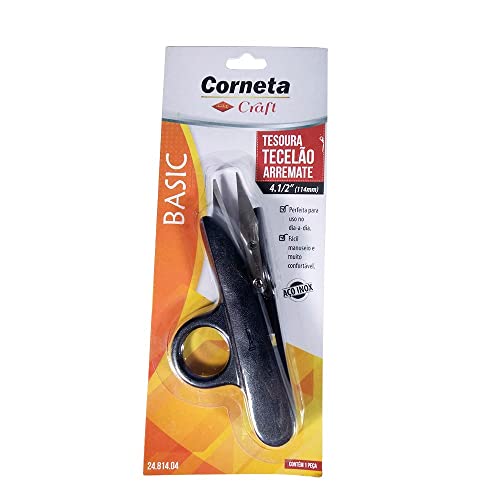 Tesoura Tecelão Arremate Corneta 3