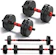 NATURALFITNESS Kit Halteres Ajustáveis 6 em 1 até 19 kg 1