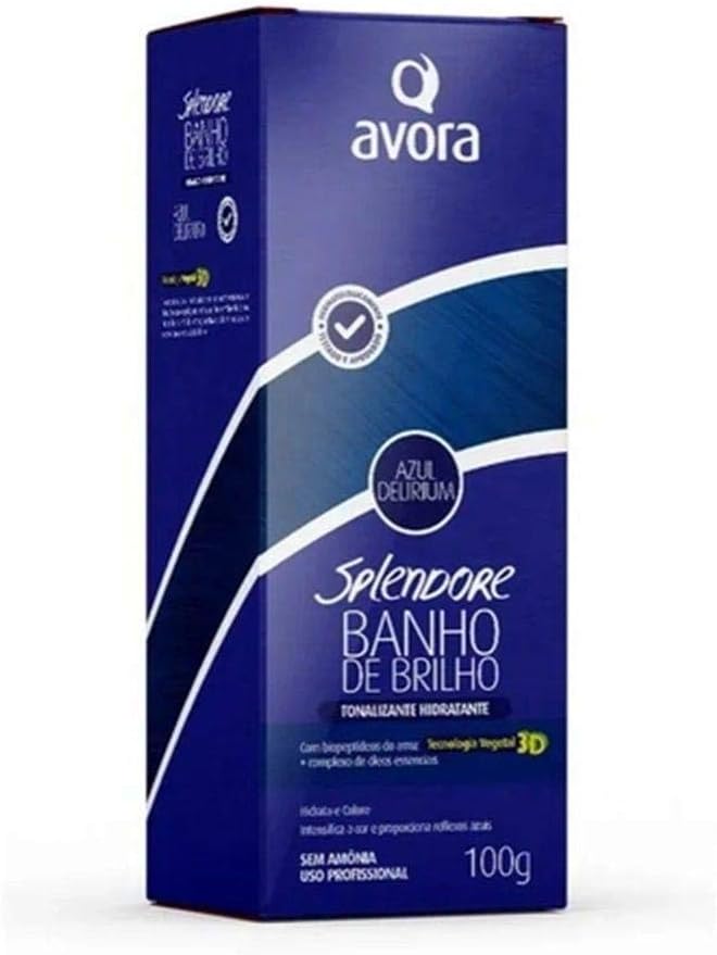 Avora Splendore Banho de Brilho Azul Delirium 2