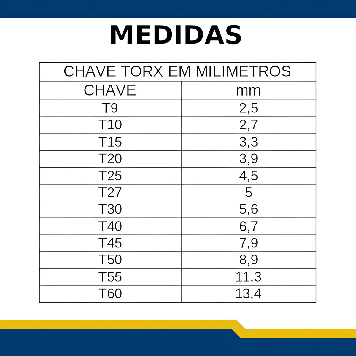 Chaves Torx Longas Tipo L 4