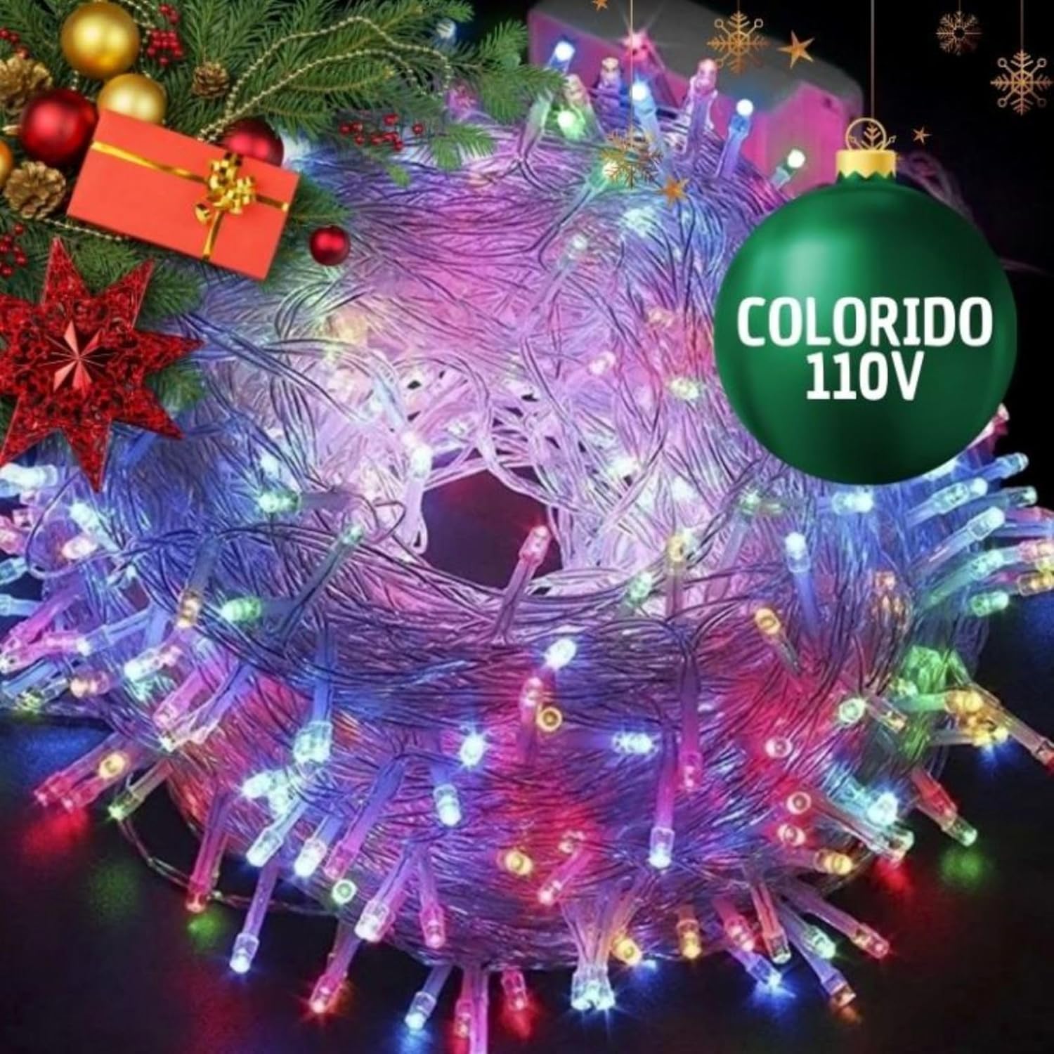 Pisca Pisca de Natal Colorido 4
