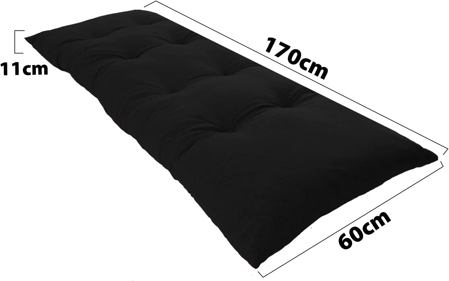 Futon Dobrável de Espuma Solteiro 5