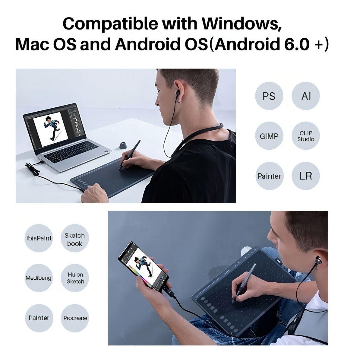 Mesa Digitalizadora Huion HS611 4
