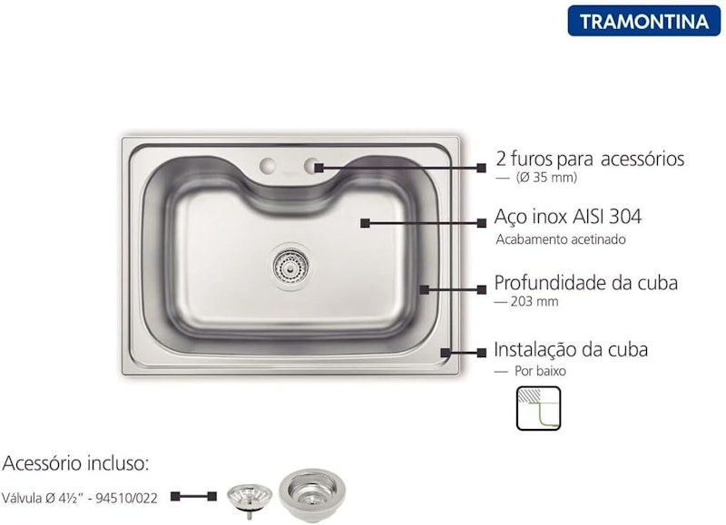 Cuba Morgana 60 FX Undermount 69x49 4