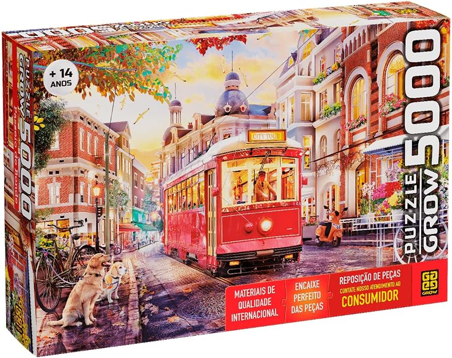 Puzzle 5000 Peças Passeio de Bonde 1
