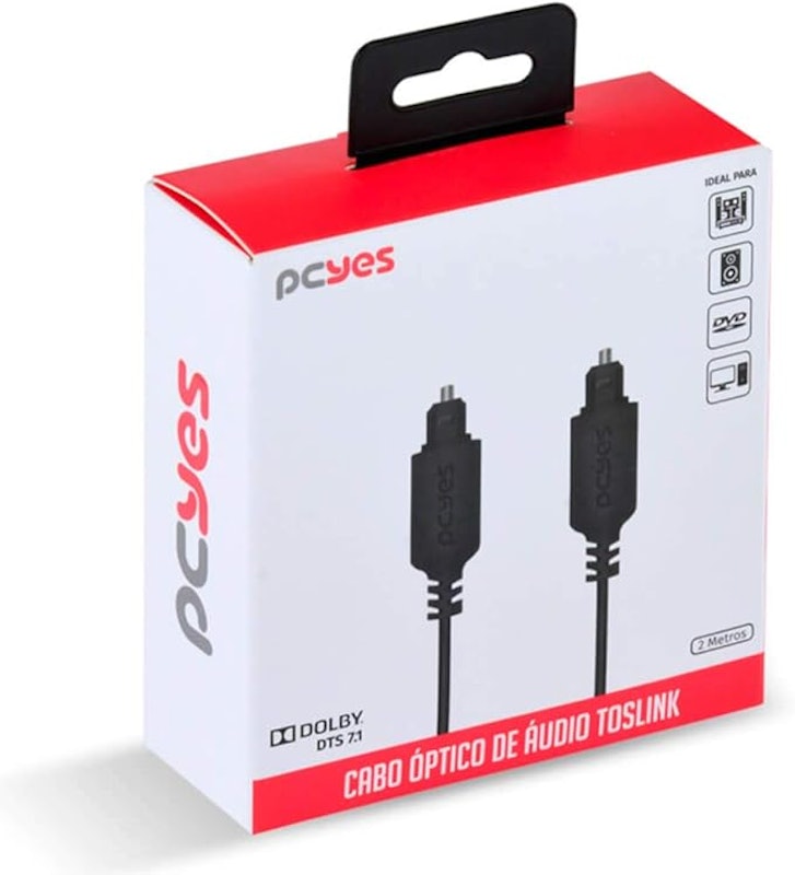 Cabo Optico Toslink 2 m Pod-2 PCYes 4