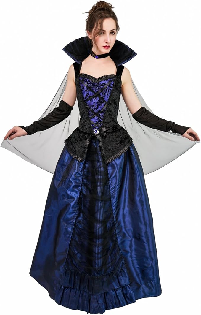 Fantasia Feminina de Halloween da Rainha Vampira 2
