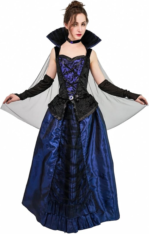 Fantasia Feminina de Halloween da Rainha Vampira 2