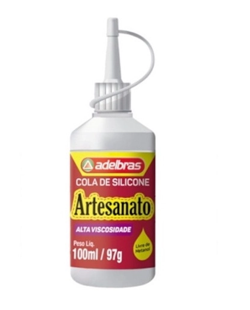 Cola de Silicone para Artesanato Adelbras 1