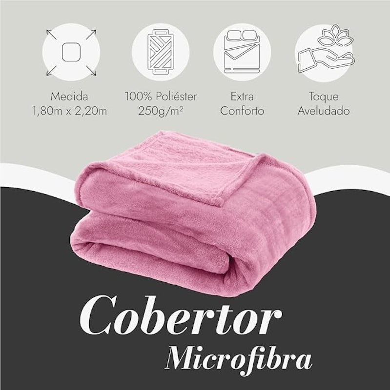 Cobertor Manta Toque de Seda 3