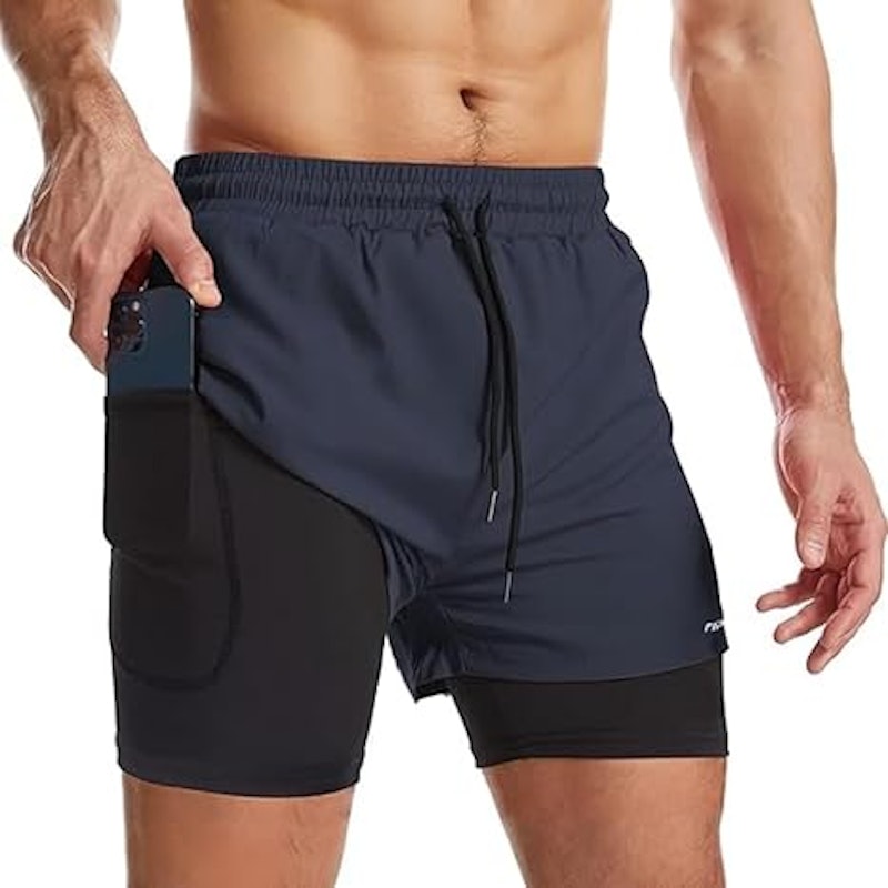 Kit 3 Shorts 2 em 1 Masculino Dryfit Treino 4