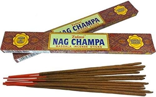 Incenso Massala Nag Champa Tulasi Kit com 3 cx 3