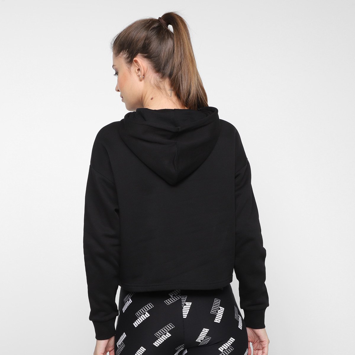 Moletom Feminino com Capuz Puma Essentials Cropped 2