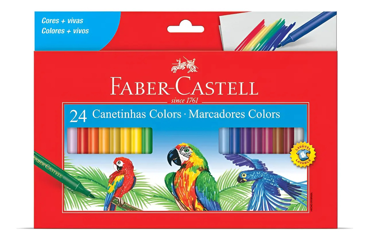 Top 10 Melhores Canetas Hidrográficas em 2026 (Faber-Castell, Bic e mais) 2