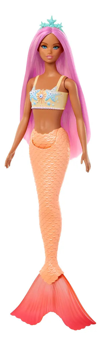 Barbie Fantasia Boneca Sereia com Cabelo Roxo 1