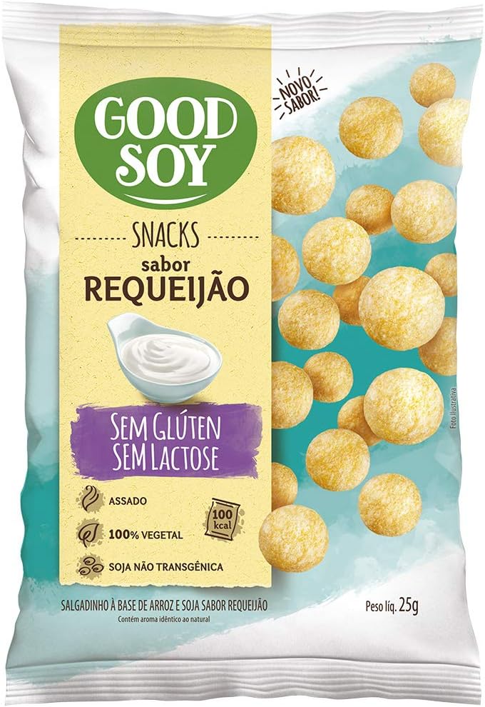 GoodSoy Snacks Salgadinho de Requeijão 1