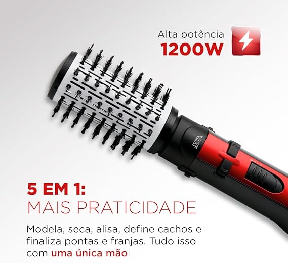Escova Rotativa Ceramic Íon Turbo  2