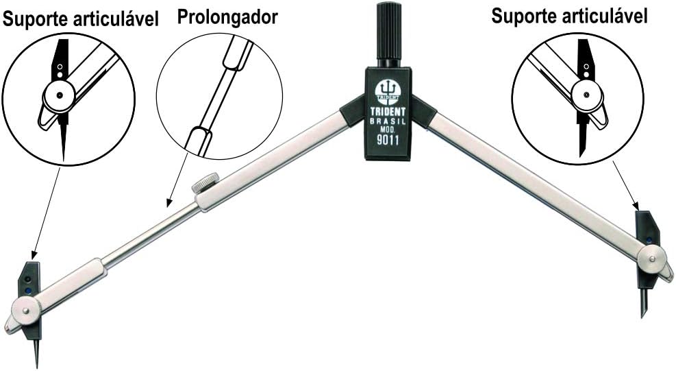 Compasso Técnico Compacto Trident 4