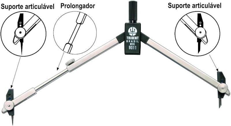 Compasso Técnico Compacto Trident 4