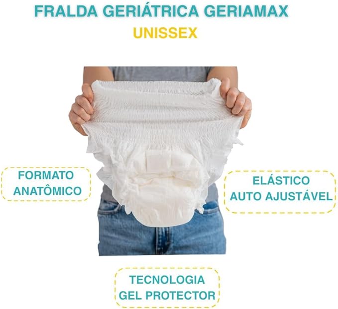 Fralda Descartável Geriátrica Geriamax G 4