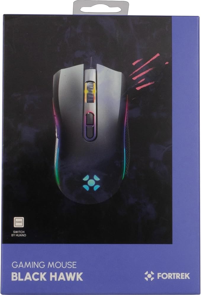 Mouse Gamer Black Hawk RGB 3
