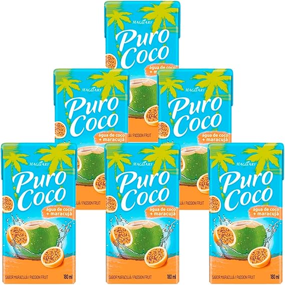 Água de Coco Puro Coco com Maracujá (Pack com 6) 1