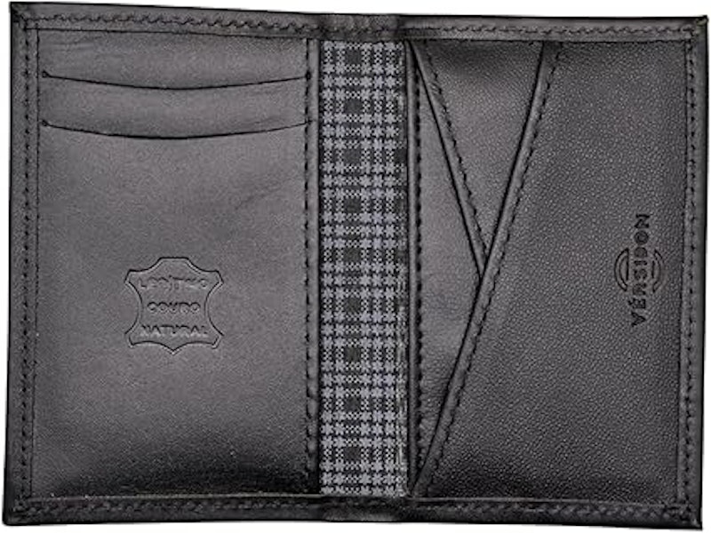 Carteira Masculina Couro Legítimo Slim 1